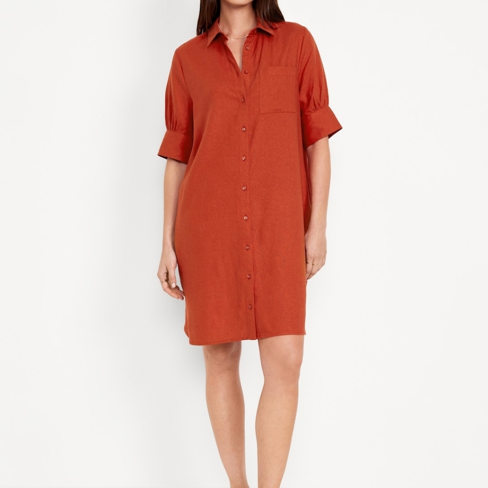 Linen Shirtdress